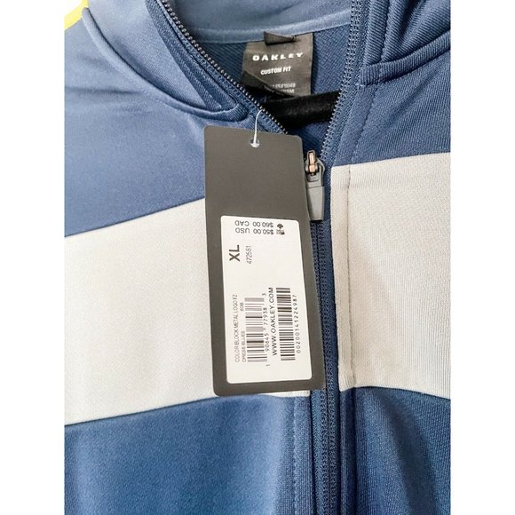 NWT Oakley Colorblock Logo Zip Up Jacket - XL - Picture 3 of 3